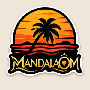 Adesivo MandalaÔm Sunset