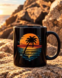 Caneca MandalaÔm Som de Praia